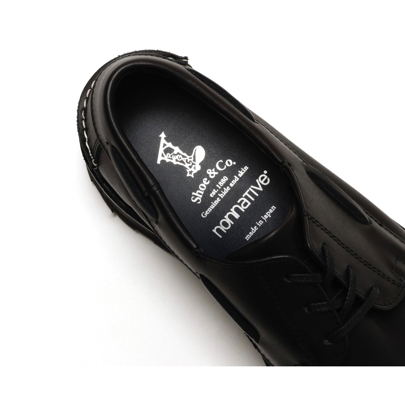 nonnative Collaboration - Marine Moc - Black – REGAL Shoe & Co.