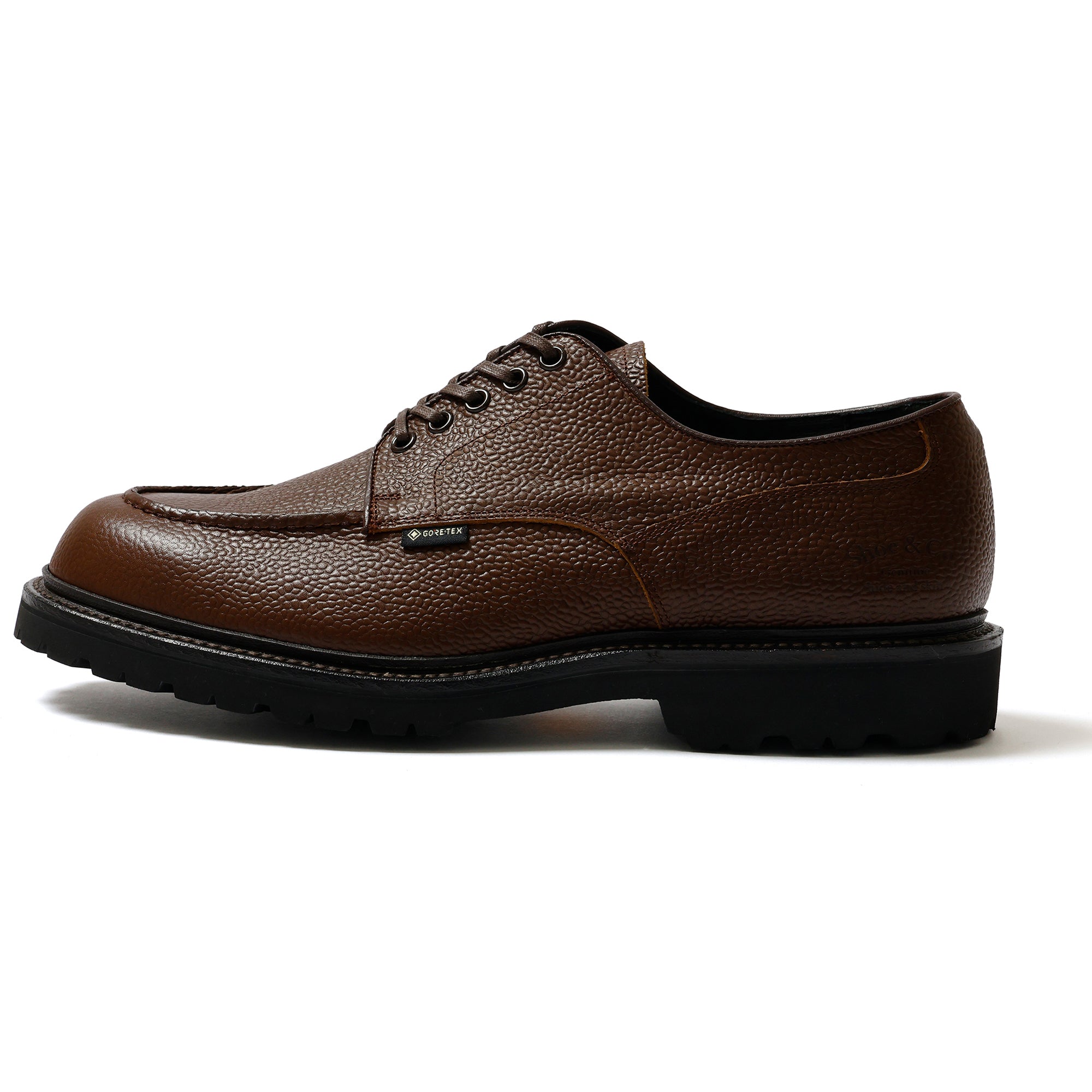U-Tip GTX _Dark Brown Embossed – REGAL Shoe & Co.