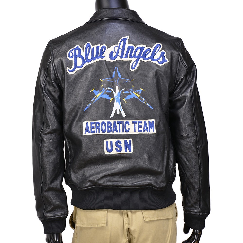 AVIREX レザージャケット ブルーエンジェルス チーム 6161059