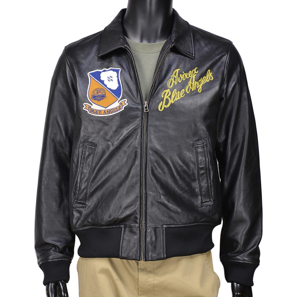 AVIREX レザージャケット ブルーエンジェルス チーム 6161059