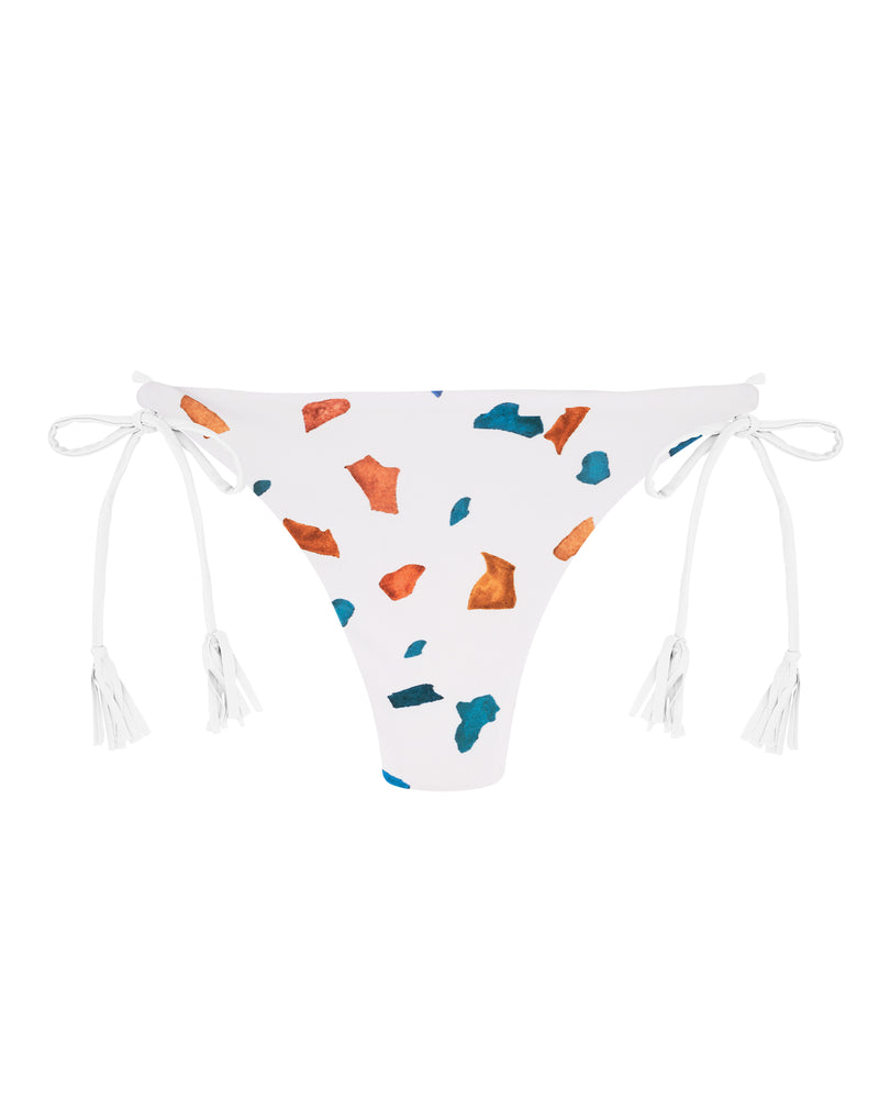 HILO Bikini Bottom -sea treasures-（リバーシブル フリンジ ビキニ