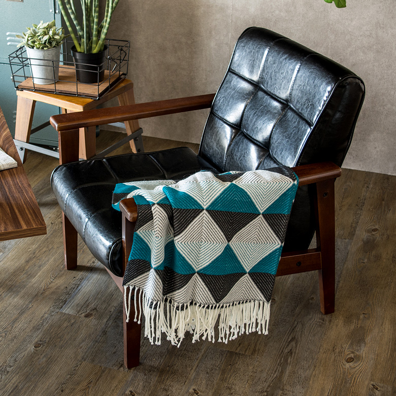 ソファ 1人掛け 合皮レザー 肘掛け 幅68cm [96018]【 ミッド