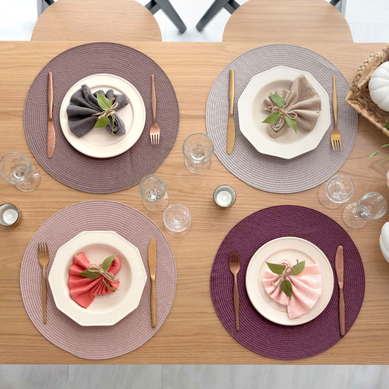 アントステラ ローポタリー ランチョンプレート4枚セット アントステラ