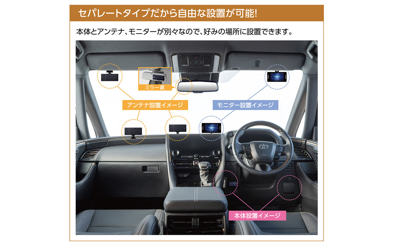 セルスター、JMA-520/401取締機対応のセパレートタイプ新型レーダー