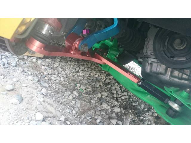 RB1オデッセイ プレート調整式、延長ロアアーム ショートナックルアーム