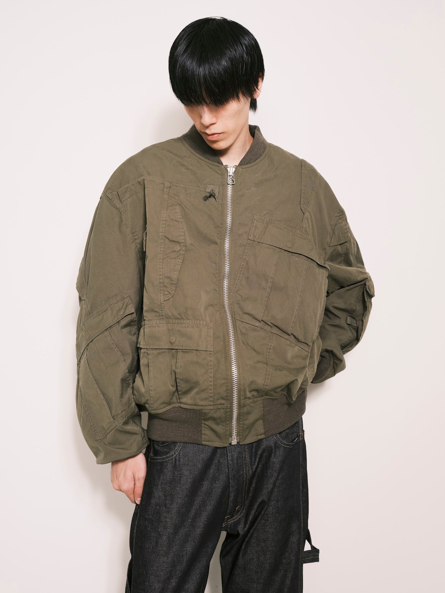 JUNYA WATANABE / Reversible Bomber Jacket - Road Sign