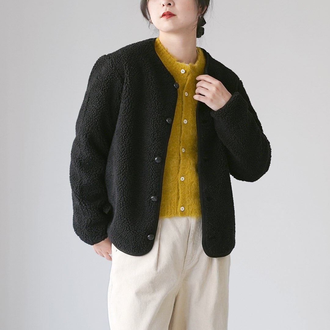 VINCENT ET MIREILLE（ヴァンソン エ ミレイユ） ボア カーディガン