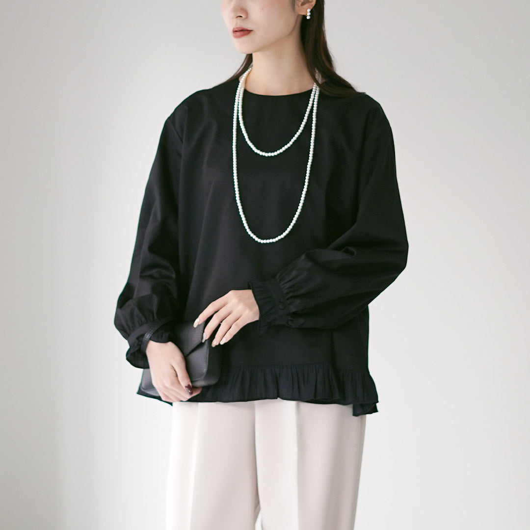 TUMUGU（ツムグ） コットンサテン プルオーバー｜ROCOCO ONLINE STORE