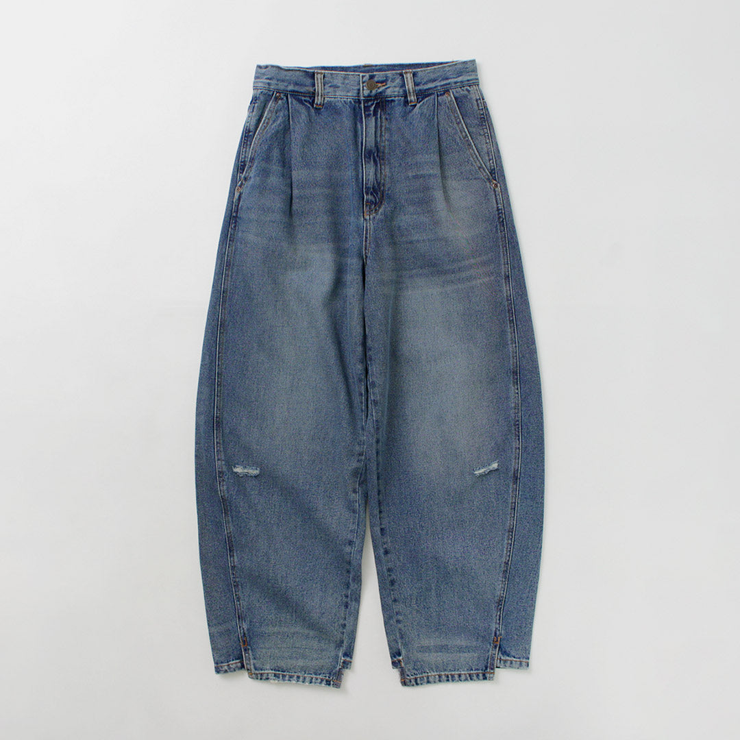 YENN（イェン） カーブ シーム デニムパンツ｜ROCOCO ONLINE STORE