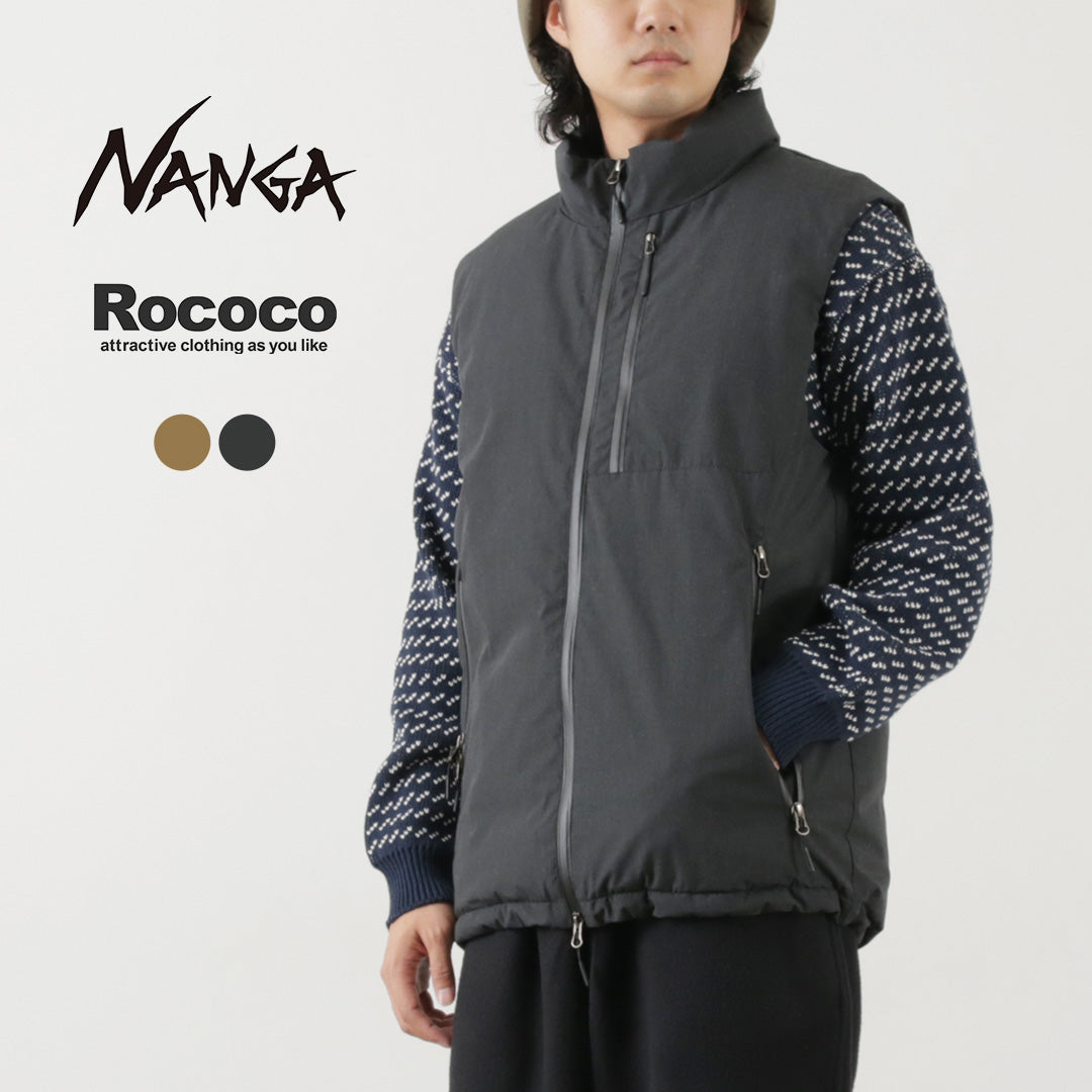 50％OFF】NANGA（ナンガ） 別注 HINOC ヒノック スタンドダウンベスト