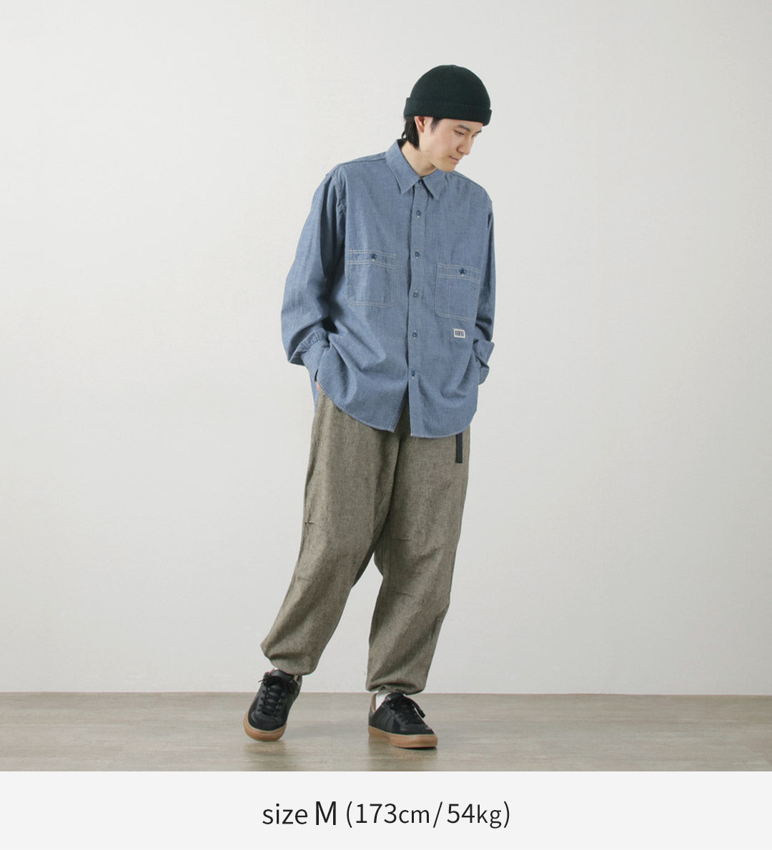 30％OFF】ILL ONE EIGHTY（イルワンエイティー） シャンブレー ワーク