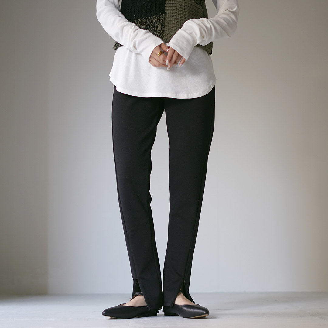 YENN（イェン） フロントスリット レギンス /イージーパンツ スリム