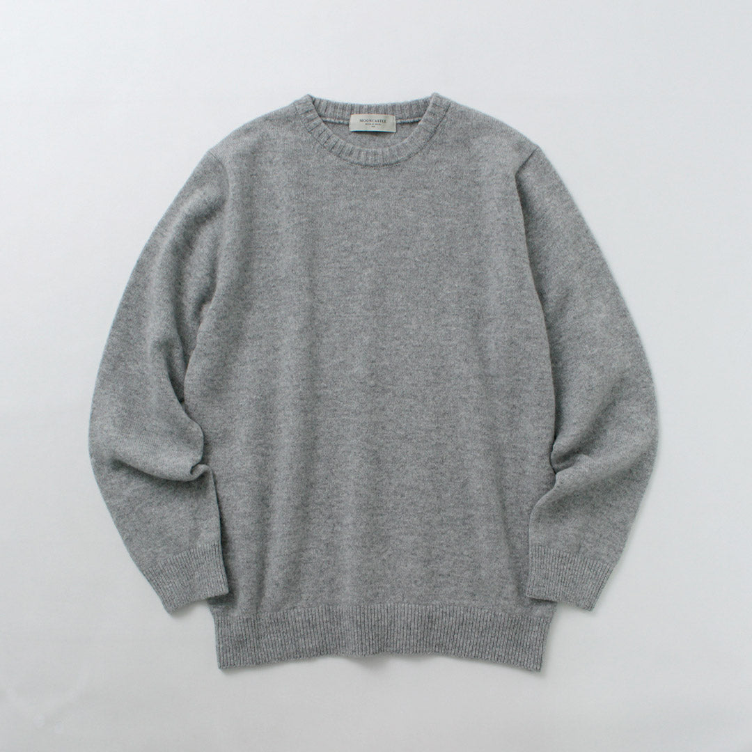 MOONCASTLE（ムーンキャッスル） カシミア シルク ラムウール クルー