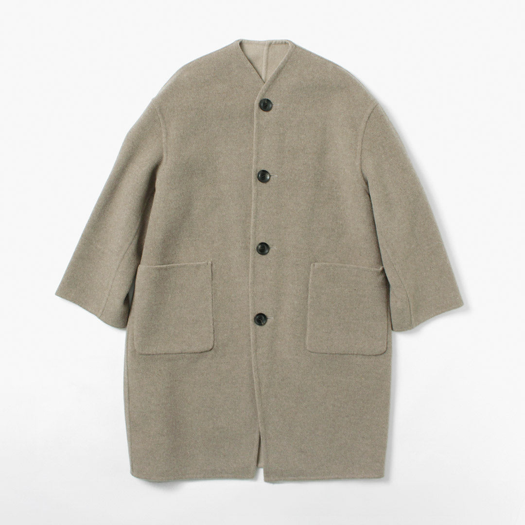 LE GLAZIK（ル グラジック） リバーシブル カラーレスコート / ロング