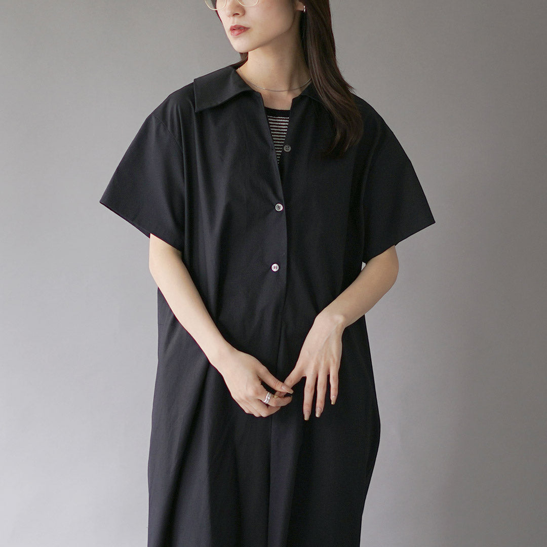 mizuiro ind（ミズイロインド） ワイドカラー カバーオール / ジャンプ