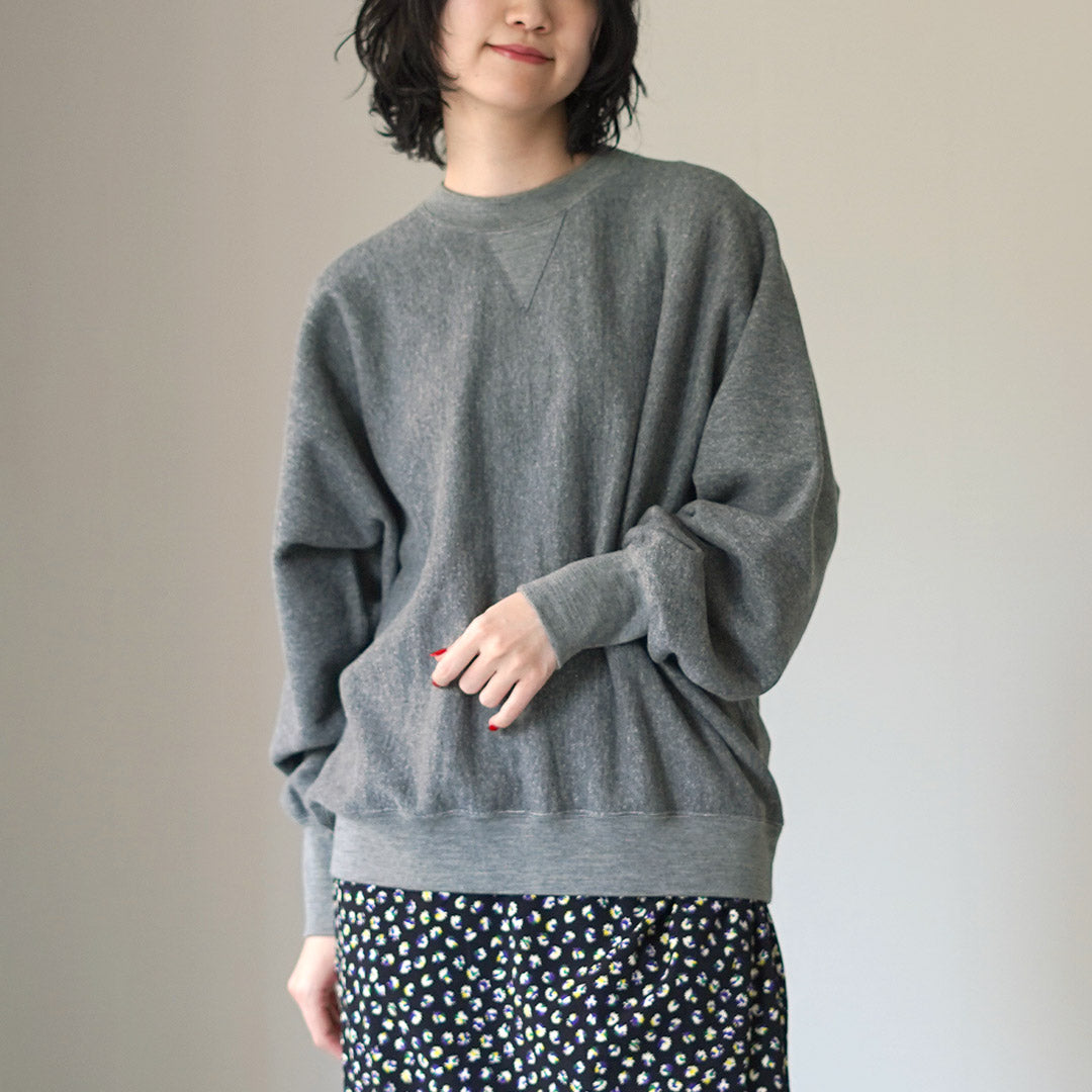 SHINZONE（シンゾーン） コットン ウール スウェットシャツ 24AMSCU10