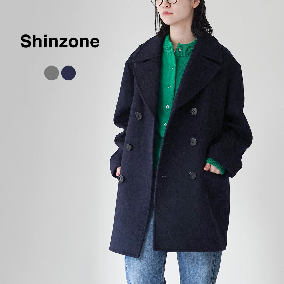SHINZONE（シンゾーン） オーバーサイズド ウール ピーコート
