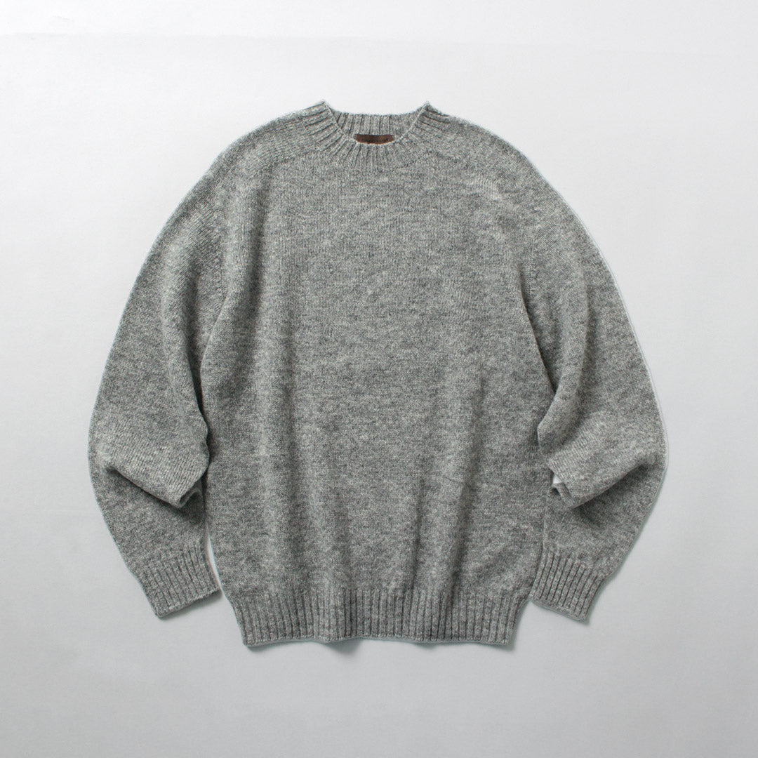 RINASCENTE（リナシェンテ） シェットランドウール シームレス クルー