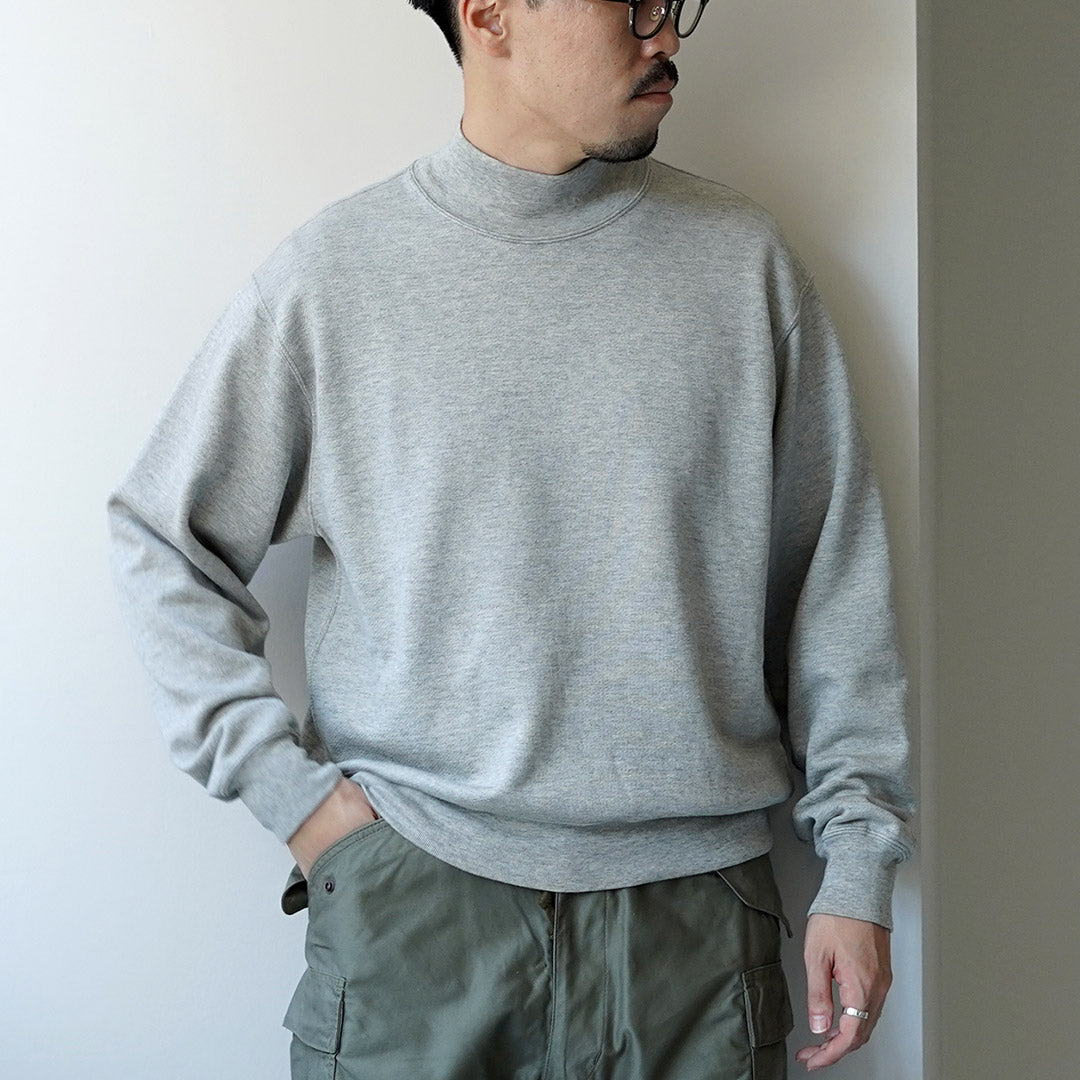 LIFiLL（リフィル） コットニー モックネック スウェット / メンズ