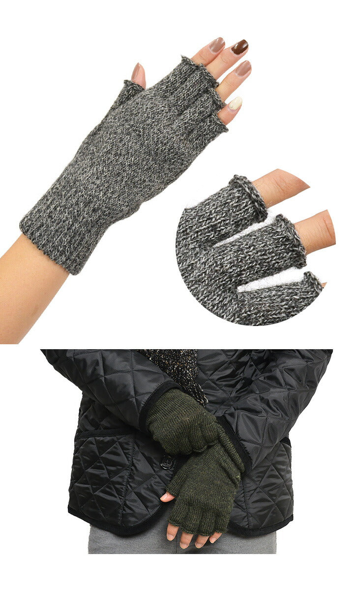 BLACK SHEEP（ブラックシープ） フィンガーレス ニットグローブ