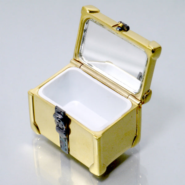 OLD Gucci レア！トランク型ピルケース（ゴールド/箱付き） – Vintage