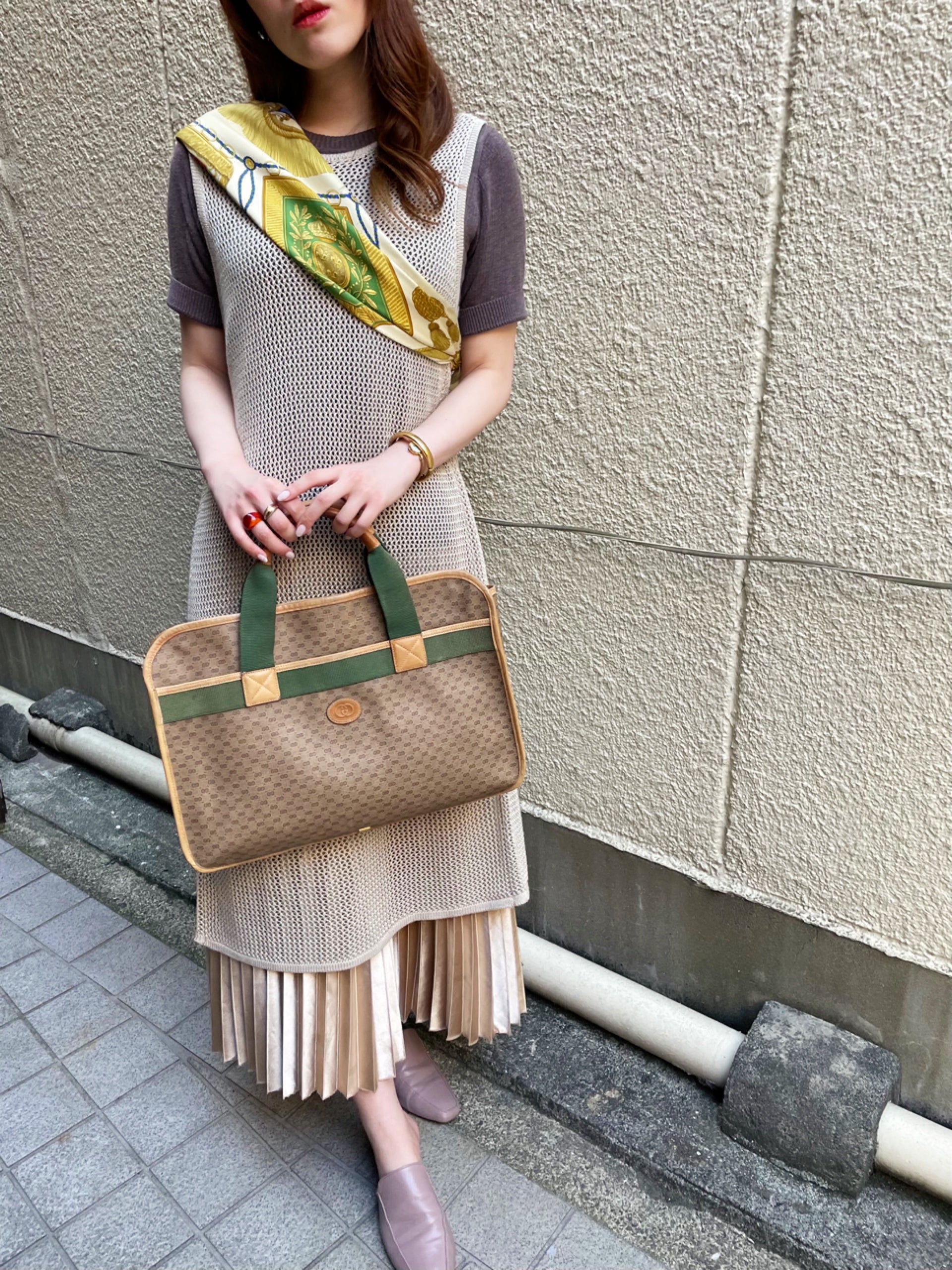 OLD Gucci 80sマイクロGG ブリーフバッグ – Vintage Shop Rococo