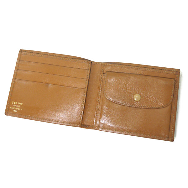 OLD CELINE マカダムコンパクト折財布（ベージュ） – Vintage Shop Rococo