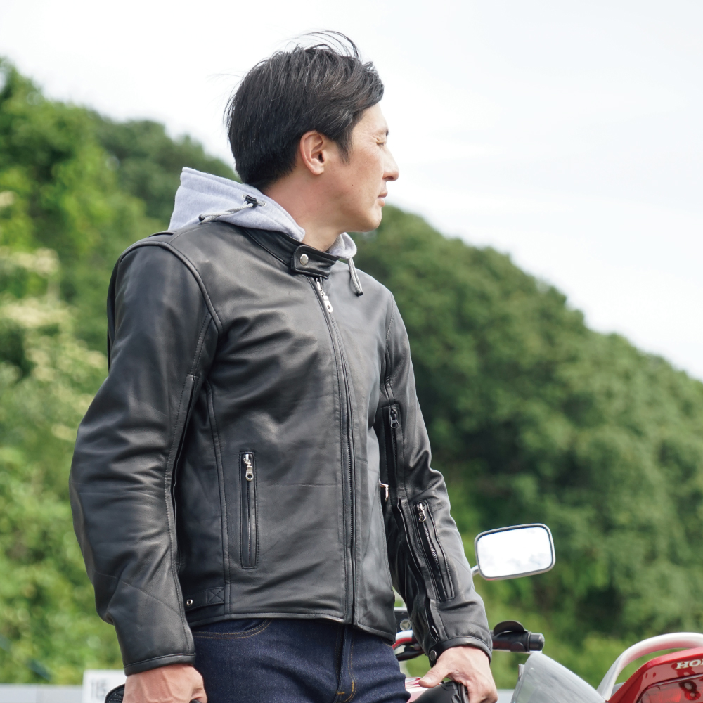 RA5036 ベンテッドライディングシープレザージャケットFP | ラフ＆ロード