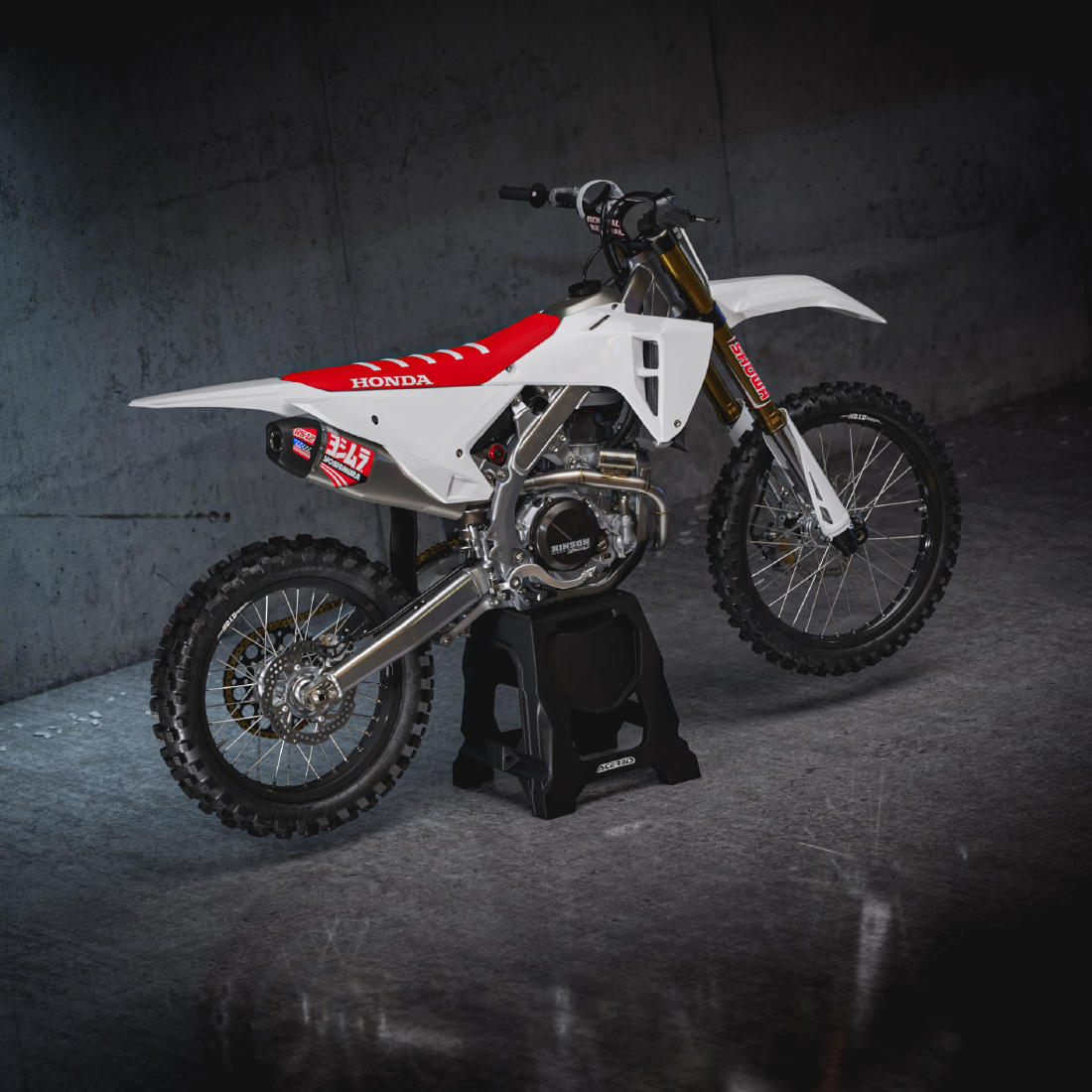 CRF250R 2026年モデル新車取り外し　純正外装フルセット　バーパット付き AC-26547 CRF250R/CRF450R 2025<br>PLASTICフルキット<br>ACERBIS