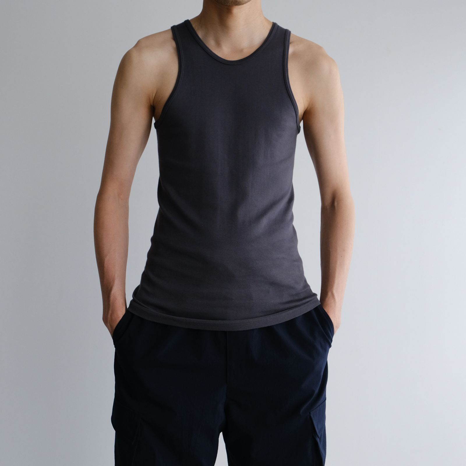 Graphpaper - American Sea Island Cotton Tank Top -タンクトップ