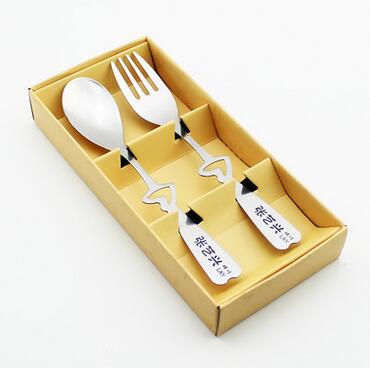Heart Shaped Spoon and Fork Set - Perfect Wedding Favors