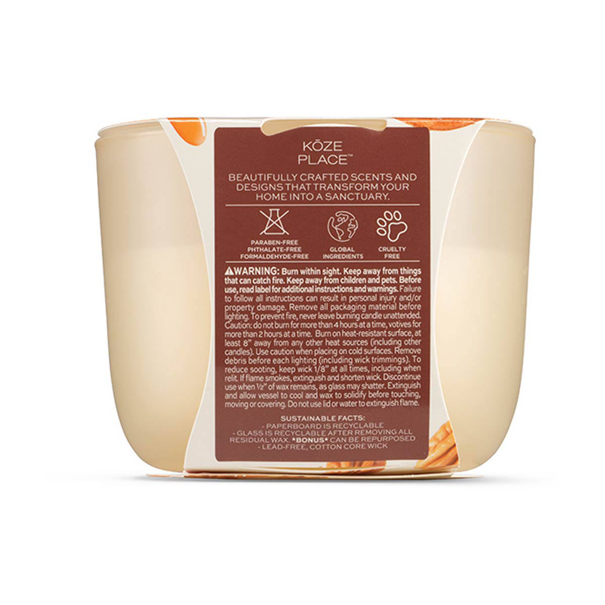 Buy Koze Place Maple Swirl & Pecan Limited Edition Scented Candle