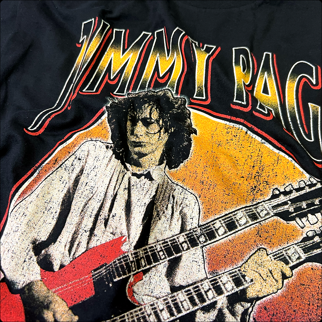 Knebworth '79 T-Shirt (Black) - Jimmy Page