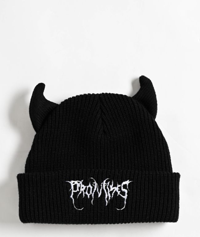 Broken Promises Horn Forest Green Beanie | Zumiez