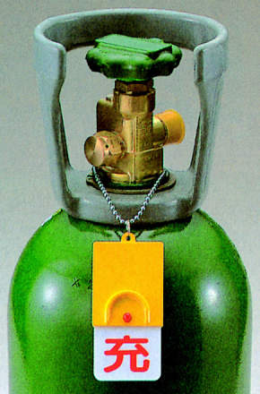 回転式両面表示板 827－39 ボンベ用｜総合的理化学機器商社 株式