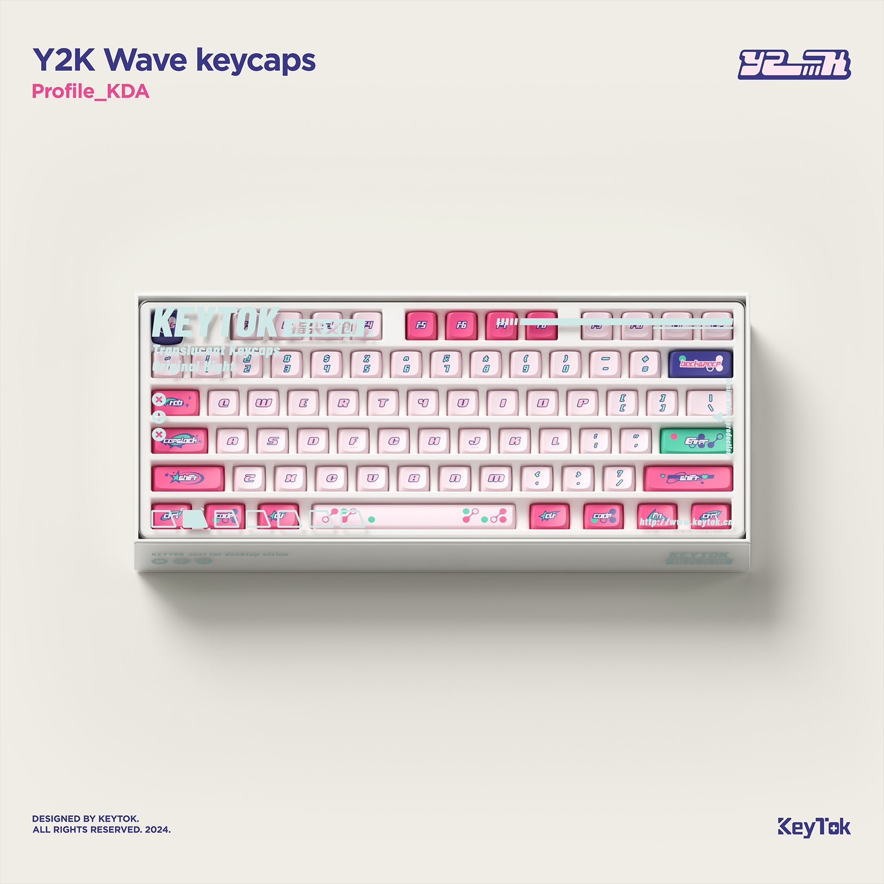 Y2K KDA キーキャップ – DIGIART