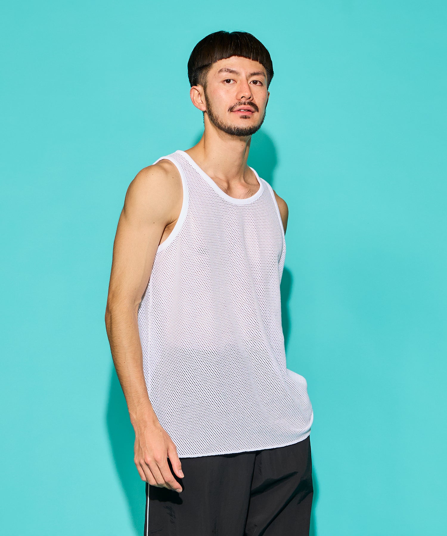 WALLA WALLA SPORT【ワラワラスポーツ】 - COTTON MESH TANK TOP
