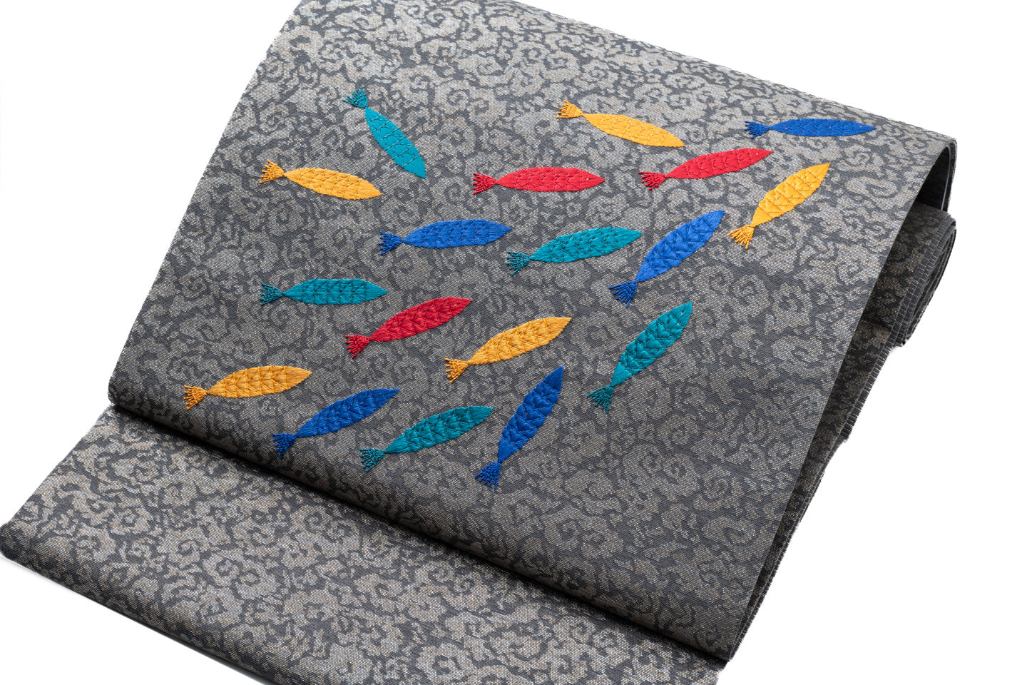 Online限定(一点物)【金魚群】総紗縫+日本刺繍| 仙福屋宗介