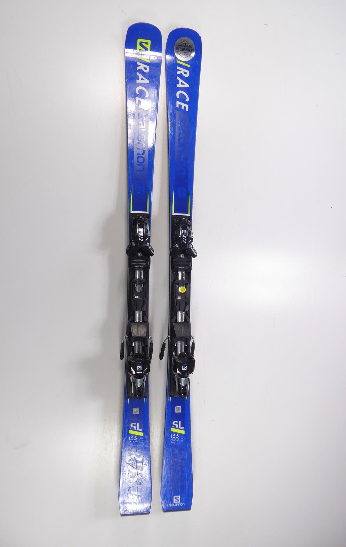 SALOMON S-Race Rush SL Ski Länge 155cm (1,55m) inkl. Bindung! #672