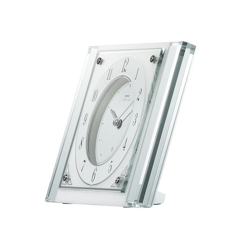 未使用 SEIKO エンブレム HW565W 置時計 銀座和光 未使用 SEIKO