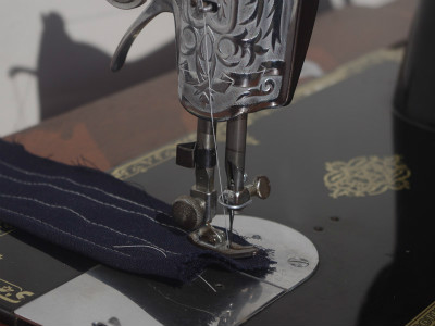 No.693 Brother ブラザー製 家庭用足踏みミシン：アンティークミシン