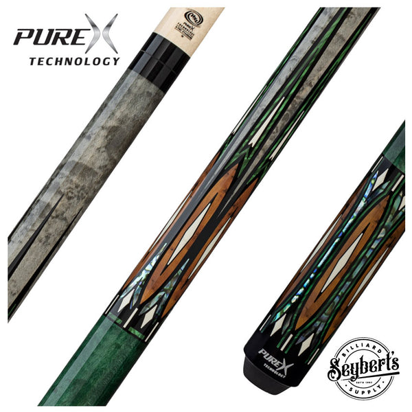 Pure X Gray Stained Maple with Malachite and Thuya Burl Graphic No