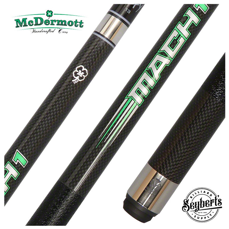 Mcdermott Vanquish Mach 1 Carbon Fiber Break Cue with Leather Wrap
