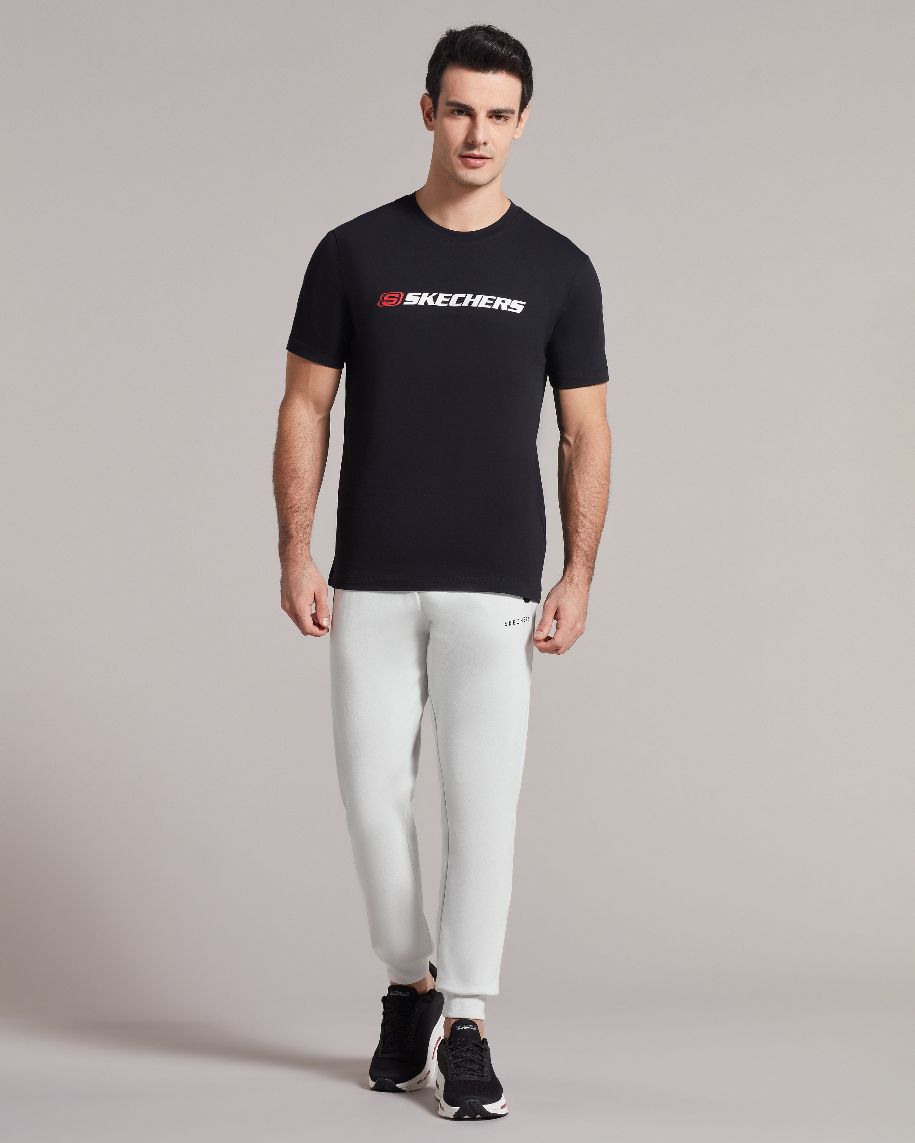 Skechers M Big Logo T-shirt Erkek Siyah Tshirt S212956-001