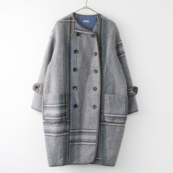 KAPITAL（キャピタル）：ウール 二重織 BIG チェック 女の子