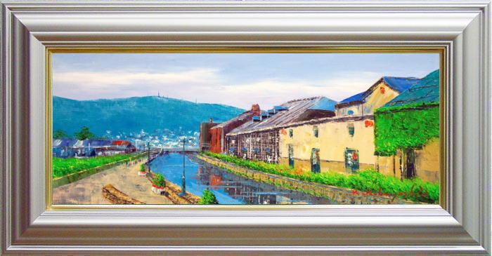 楽天市場】小林幸三 「 上高地 大正池 」 油絵 油彩画 F10 ( 10号