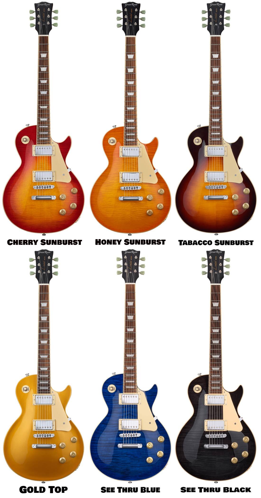 楽天市場】GrassRoots G-LB-52CC 新品[グラスルーツ][ESPブランド][Les