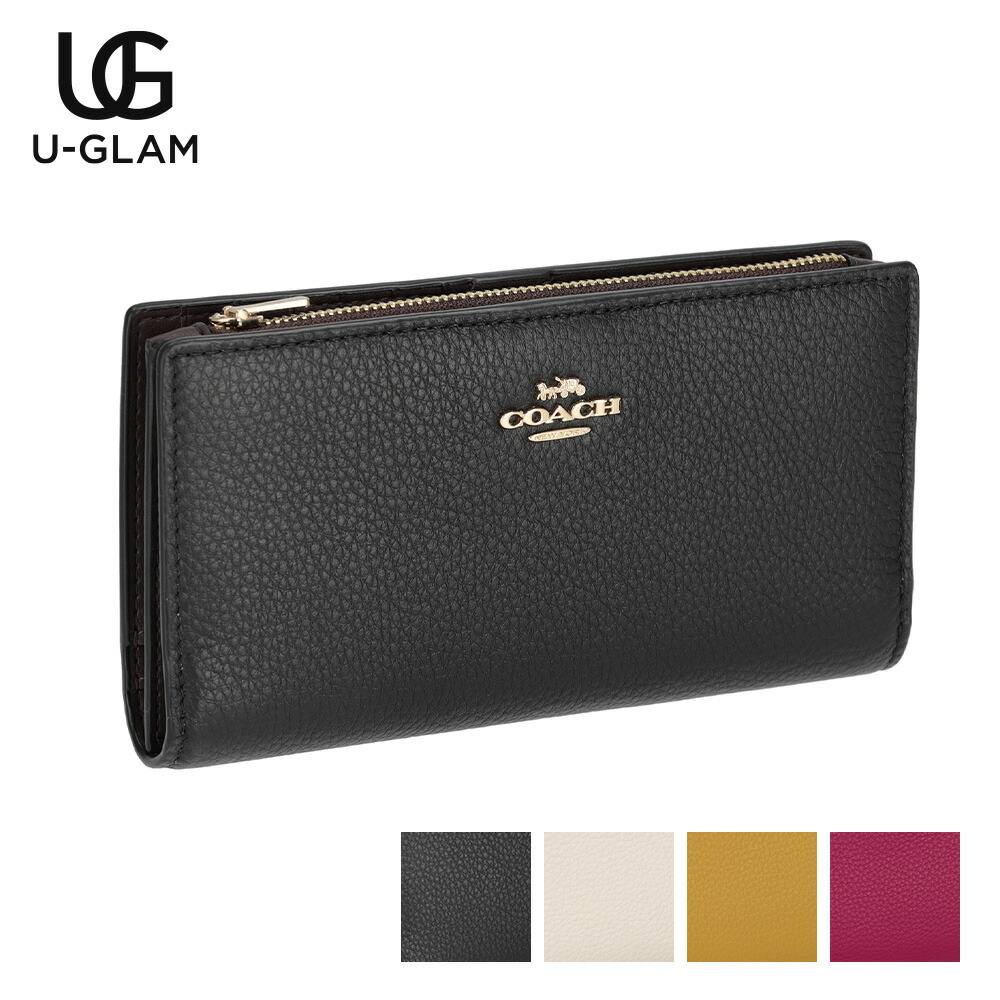 楽天市場】COACH コーチ ラウンドファスナー長財布 全3色 CH822 SLIM