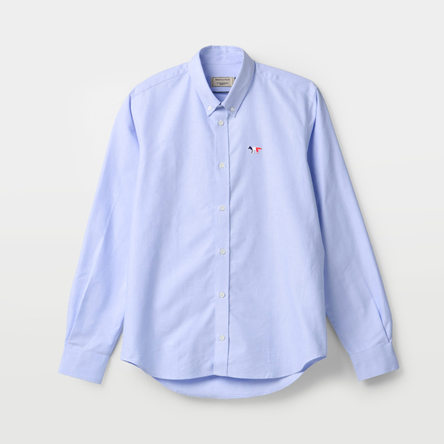 楽天市場】メゾンキツネ シャツ 長袖 メンズ グレイ フォックスヘッド