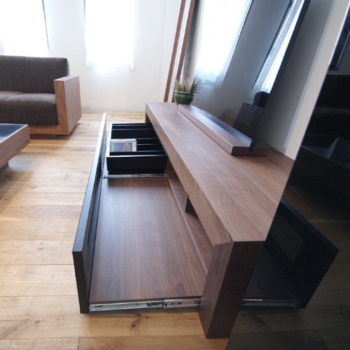 ショコラ テレビボード（ウォールナット） | ヒラシマ(HIRASHIMA